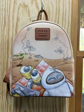 Loungefly Disney Pixar WALL-E & EVE Daydreaming Mini Backpack New W/ Tags